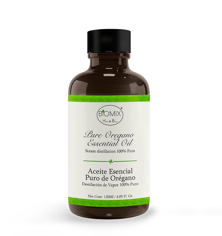 Aceite Esencial 100% Puro de Orégano grado Alimenticio, Terapéutico 120 Ml