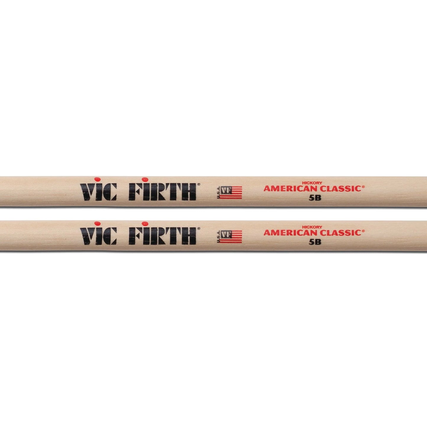 Vic Firth Tear Drop American Classic Drumstick with Wood Tip, 5b