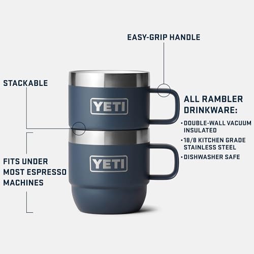 YETI - Taza de café espresso (2 unidades, 6 onzas)