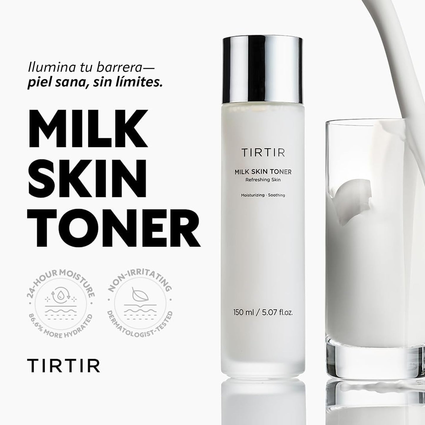 TIRTIR Milk Skin Rice Toner 150 ml