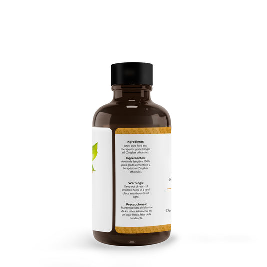 100% Pure Edible Ginger Essential Oil – Cosmetic, Food & Therapeutic Grade 120ml