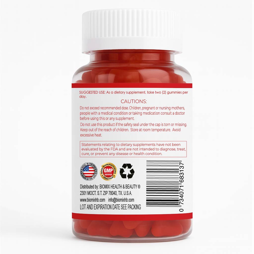 Gomitas Keto Adelgazantes Detox de Vinagre de Sidra de Manzana con la Madre Sin gluten, Veganas 30 Servicios