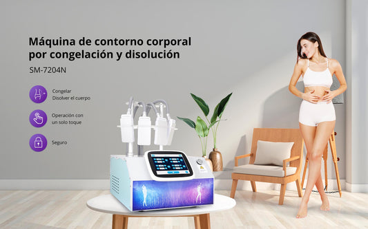 Criolipólisis Profesional 4 Cabezales – Reducción de Grasa, Modelado y Definición Corporal