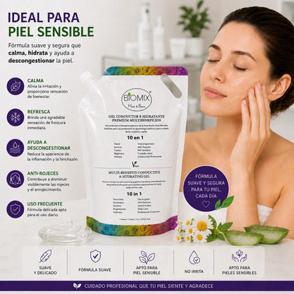 Gel Conductor e Hidratante Pro 10 en 1