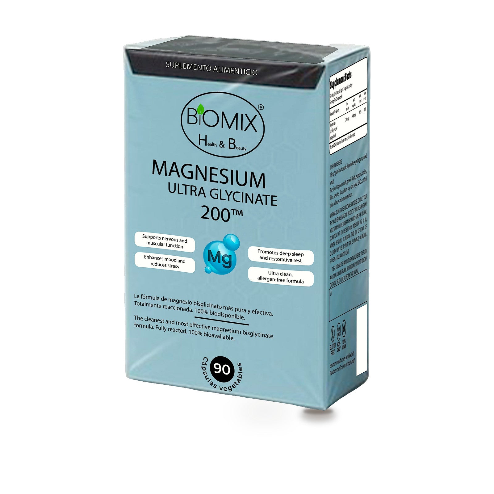 studio-gscom | Ultra Glicinato de Magnesio Premium 100% Puro Biodisponible 