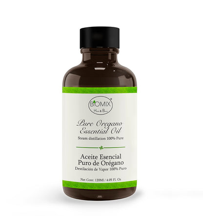 Aceite Esencial 100% Puro de Orégano grado Alimenticio, Terapéutico 120 Ml