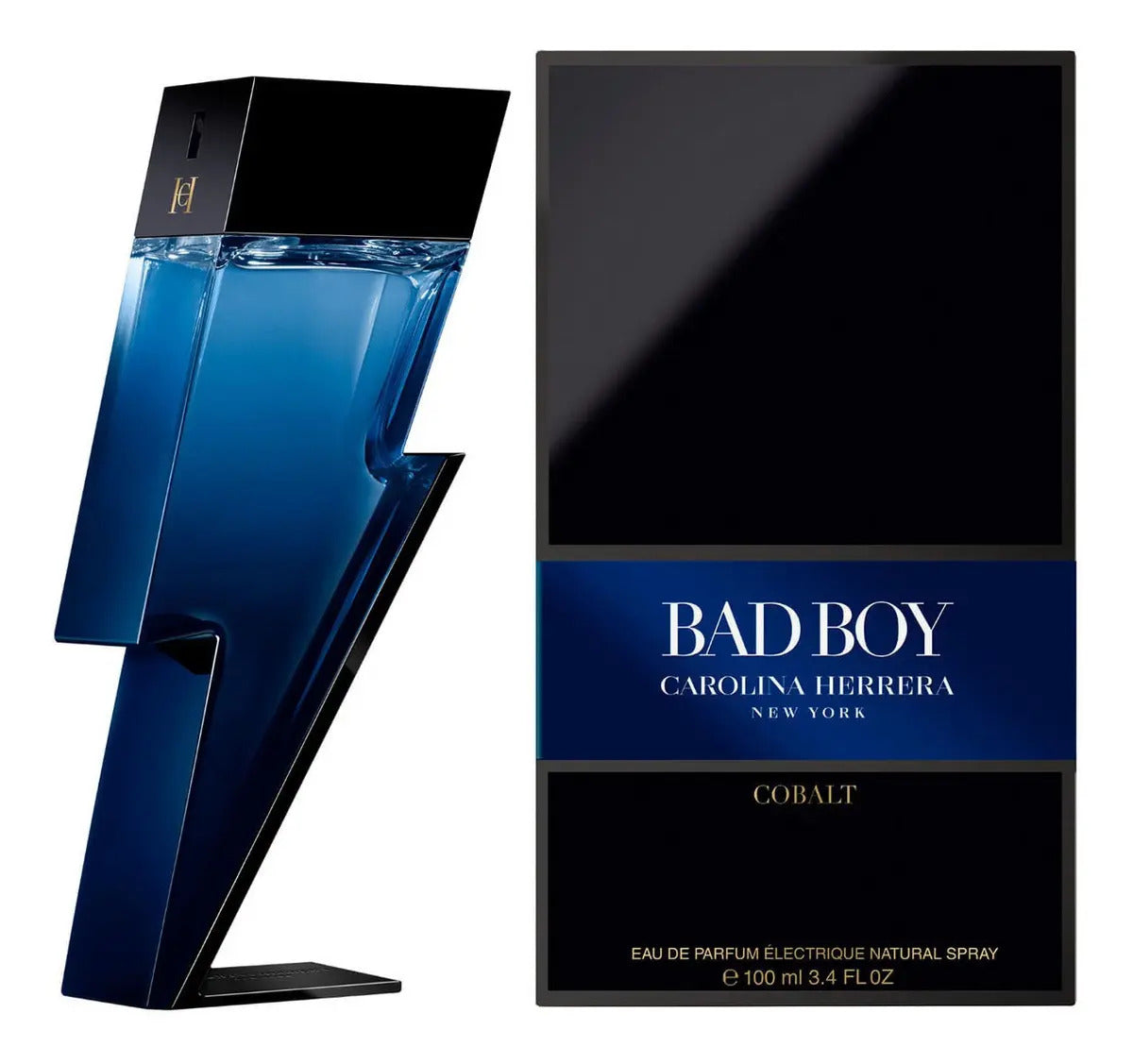 Carolina Herrera Bad Boy Perfume Carolina Herrera Bad Boy Cobalt Eau de Parfum Électrique 150ml masculino Concentree Hombre Eau de parfum Spray