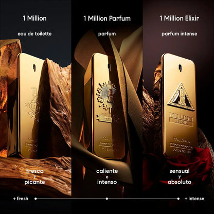 Rabanne 1 Million Perfume Rabane 1 Million Elixir Parfum Intense 100 ml masculino Intense Hombre Parfum Spray