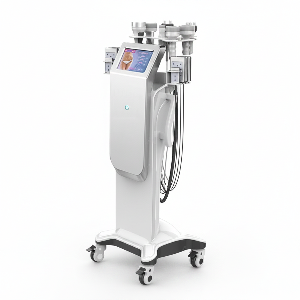 Equipo Multifuncional 10 en 1 80K Cavitacion RF Vacuum Laser Lipo Torre Profesional GSCOM AS8011