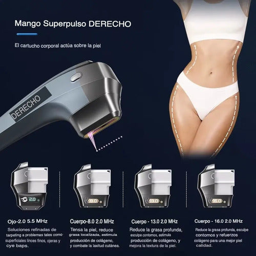 Equipo HIFU 12D MAX Profesional — Lifting Facial y Corporal