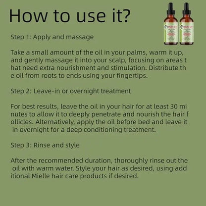 Aceite Capilar Fortalecedor Romero Cabello 59ml Mielle