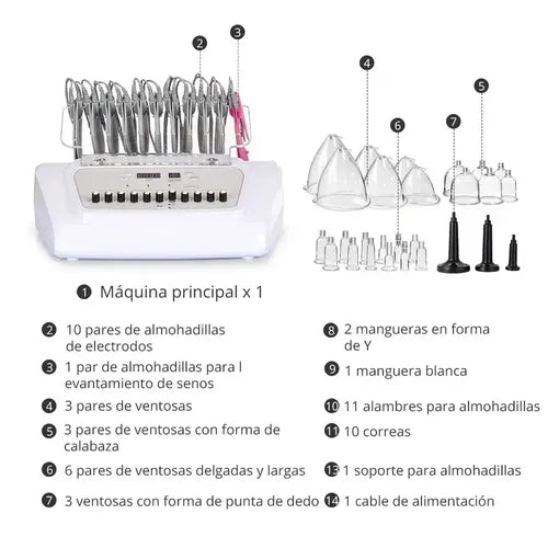 Equipo EMS + Vacuoterapia — Tonificación y Drenaje