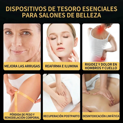 Equipo de Diatermia 448KPR Pro — Tecarterapia 448 kHz, 3 Modos CAP RES y Cuchillo de Fascia, 500 W — Blanco o Negro | GSCOM