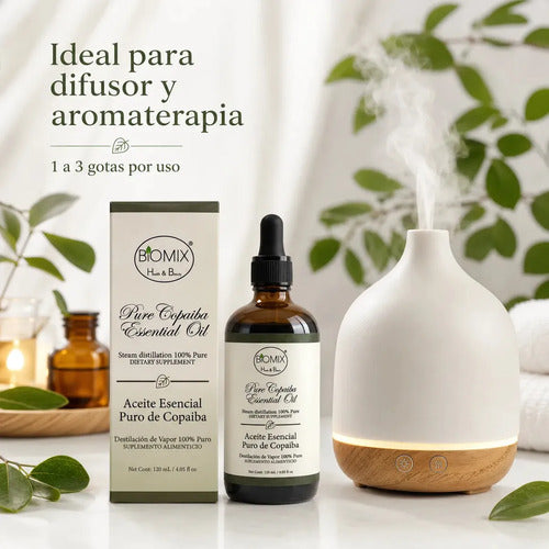 Aceite Esencial de Copaiba 120ml — Grado Alimenticio