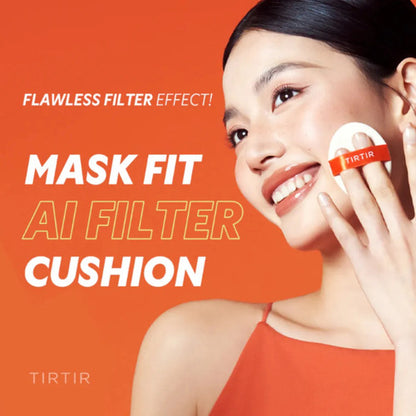 Tirtir Mask Fit Ai Filter Cushion Spf50 Piel Grasa O Mixta 21N Ivory