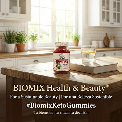 Gomitas Keto Adelgazantes Detox de Vinagre de Sidra de Manzana con la Madre Sin gluten, Veganas 30 Servicios