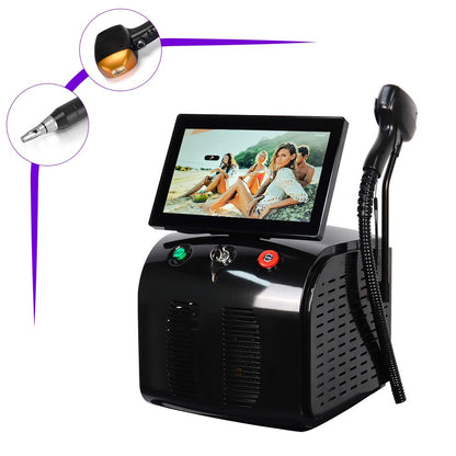 Láser Pico 2 en 1 — Picosegundos + Diodo para Tatuajes, Depilación y Manchas — GSCOM