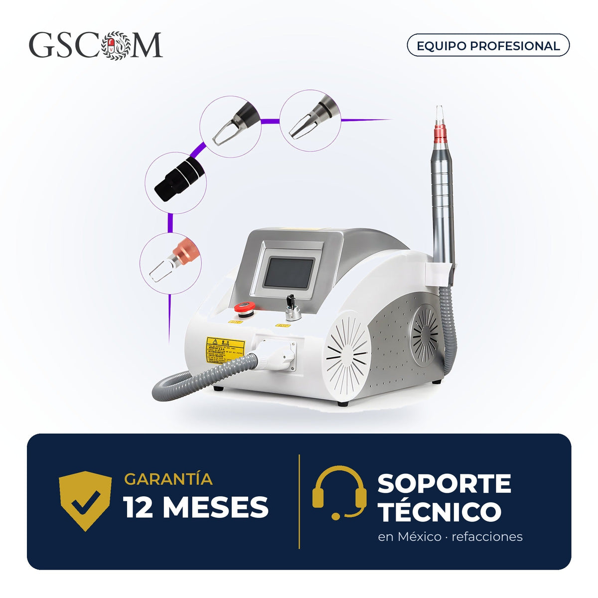 Garantía y soporte técnico GSCOM — 12 meses