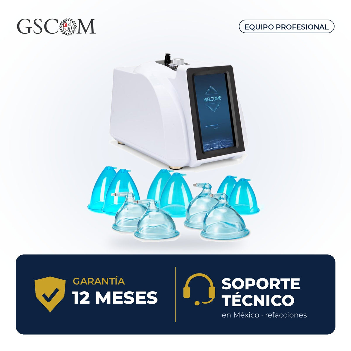 Garantía y soporte técnico GSCOM — 12 meses