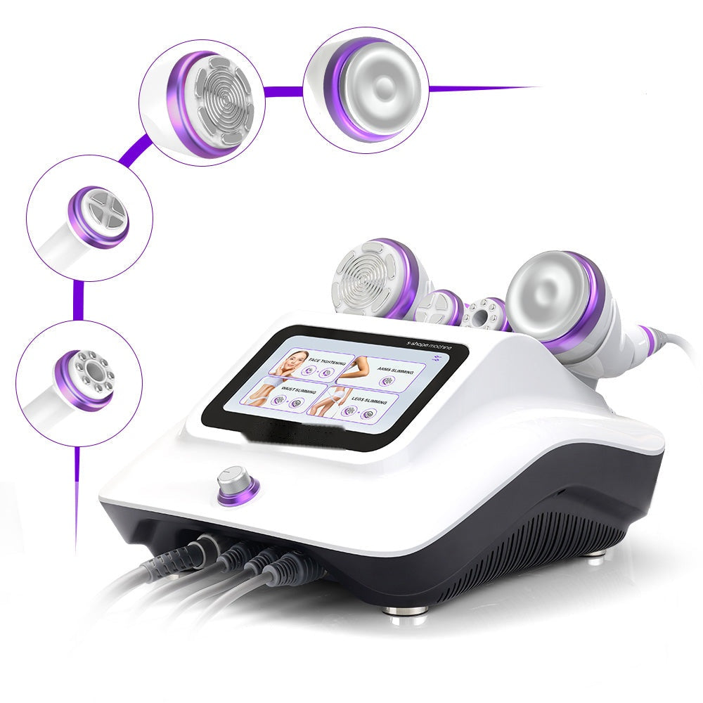 Radiofrecuencia 4 en 1 Cavitación 30K Ultra Pro, Vacuum, EMS y Electroporador Facial-Corporal — Cavitación 30K, RF y Vacuum + Gel de Regalo | GSCOM