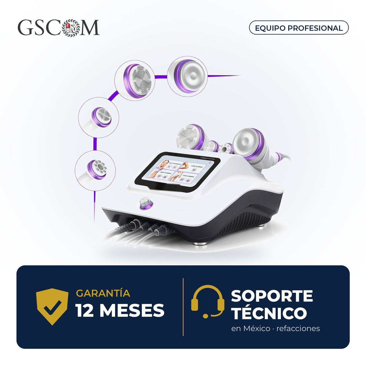 Garantía y soporte técnico GSCOM — 12 meses