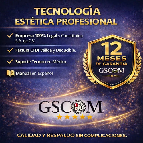 Equipo 6 en 1 Radiofrecuencia y Cavitación 80K con Lipoláser