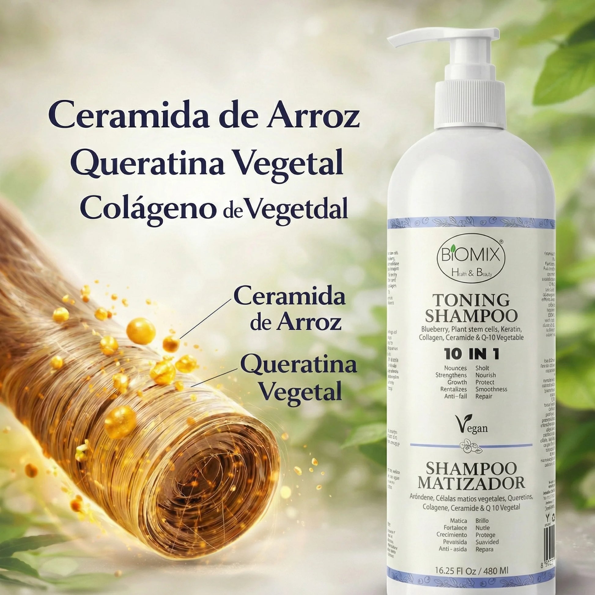 Shampoo Matizador 10 en 1 | 480ml