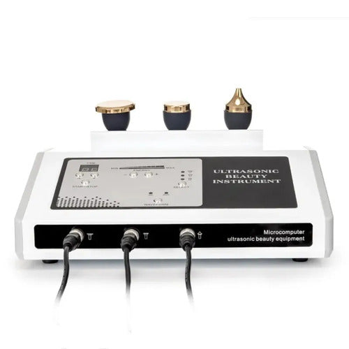 Ultrasonido Facial Profesional 1 MHz Cosmético 3 Cabezales —