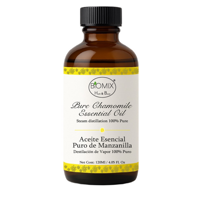 Aceite Esencial de Manzanilla Puro 120 ml · Grado Terapéutico · Uso Cosmético y Aromaterapia