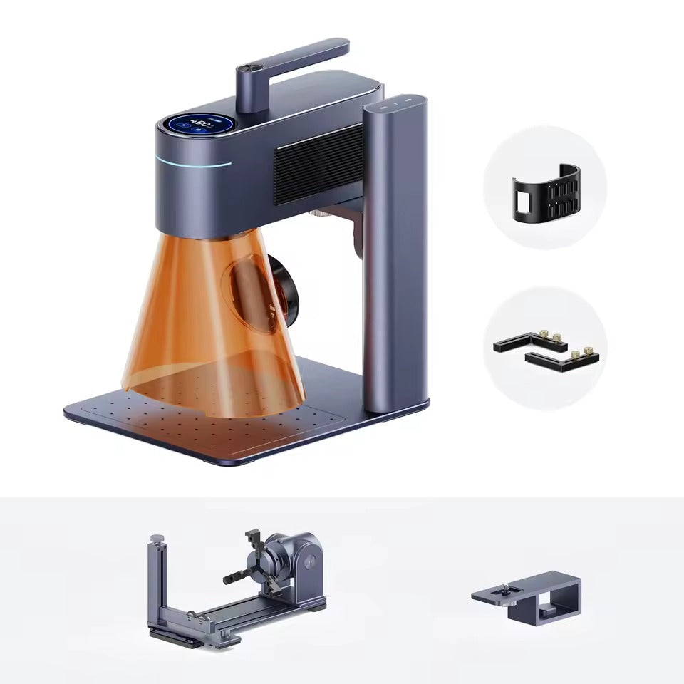 LaserPecker 4 Professional Laser Engraver – Diode + Infrared – Engraving on Almost All Materials