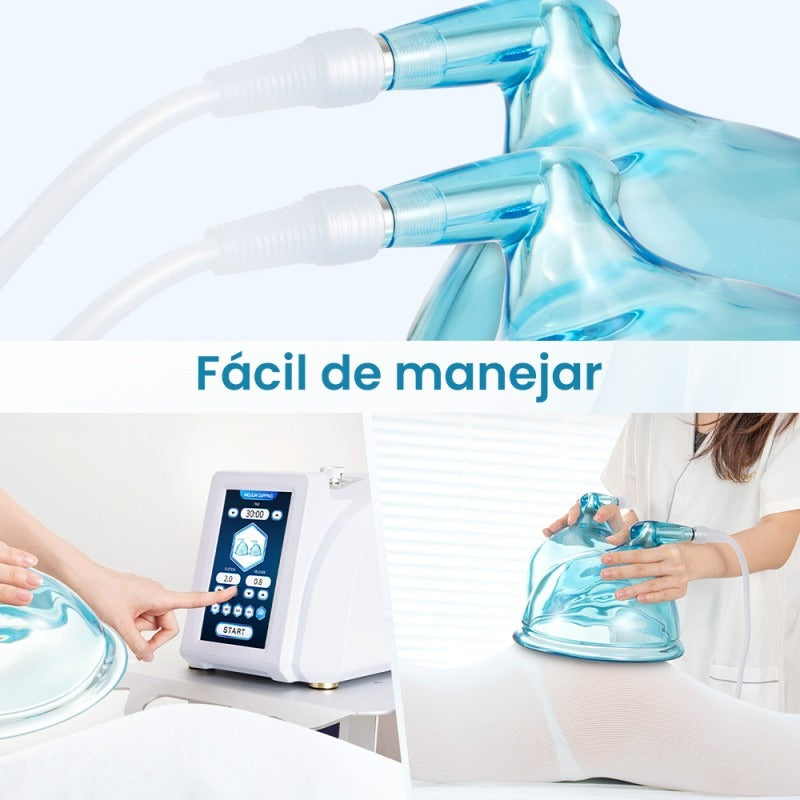 Vacumterapia Pro con Aval COFEPRIS con 5 Modos y Pantalla Táctil - Realzador Profesional de Glúteos —