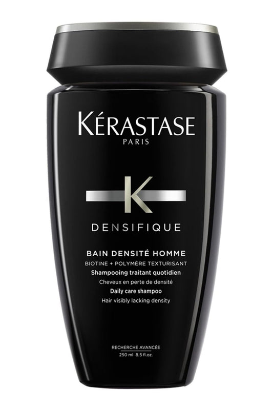 Kérastase Densifique Bain Densité Homme shampoo 250 ml, envase negro