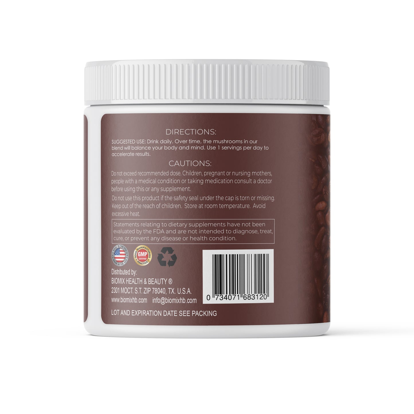 Café Keto Termogénico con MCT, Chaga, Shiitake, Reishi Sin Gluten, Vegano 30 Servicios