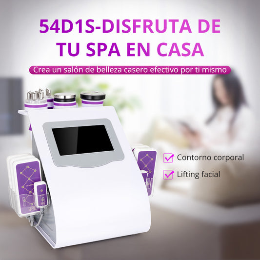 Multifunconal 6 en 1 de Cavitación Ultrasónica 40K, Radiofrecuencia, Vacum y Lipolaser de Alta Precisión