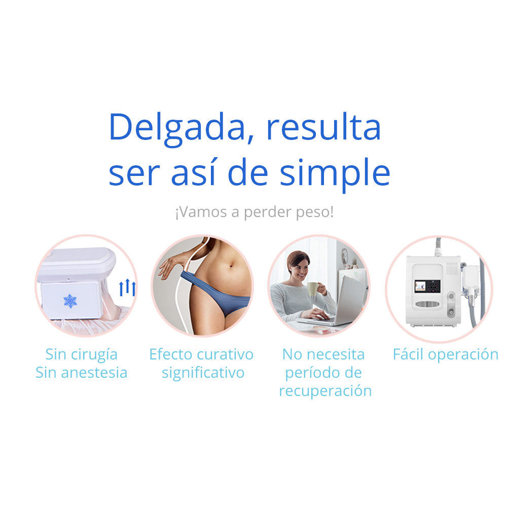 Criolipólisis Profesional 2 Cabezales – Reducción de Grasa, Modelado y Definición Corporal