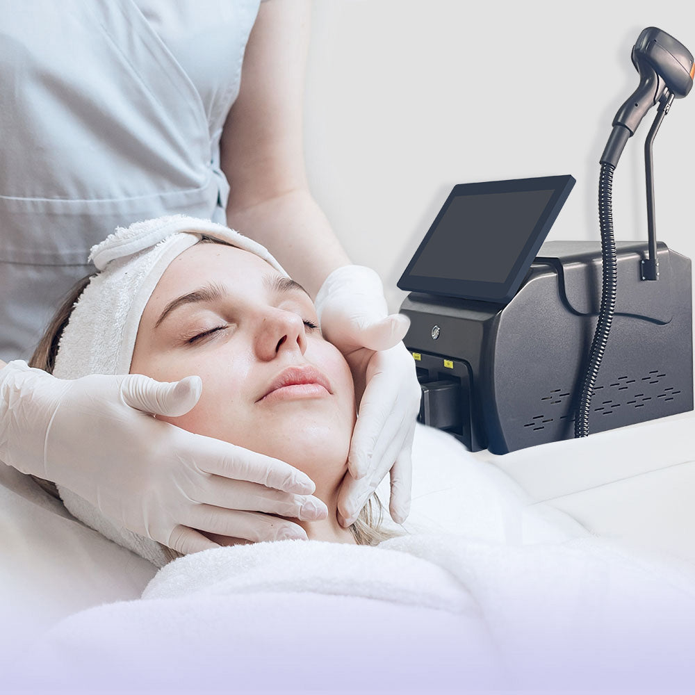 Equipo Láser Profesional HR-AS23 para Depilación Definitiva, Rejuvenecimiento Facial, Eliminación de Arrugas, Acné, Manchas, Tatuajes y Vello no Deseado