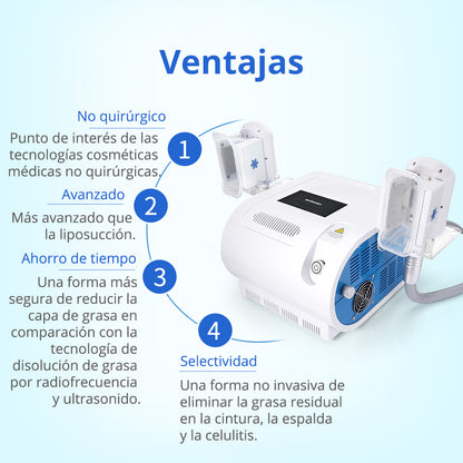 Criolipólisis Profesional 2 Cabezales – Reducción de Grasa, Modelado y Definición Corporal