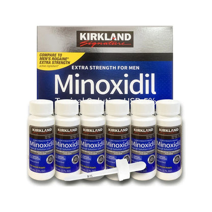 Minoxidil Kirkland Signature 5% Original - Pack 6 Piezas 60ml (6 Meses)