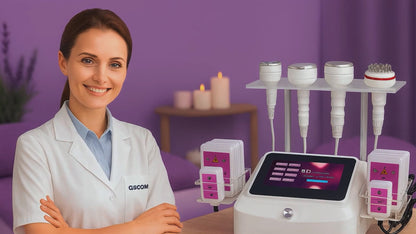 Equipo 7 en 1 Radiofrecuencia y Cavitación 5D 120K con Lipoláser Profesional — Facial y Corporal | GSCOM