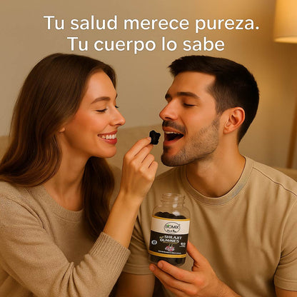 Gomitas de Shilajit Puro del Himalaya Premium a 18000 Pies de Altitud,  Veganas, Sin Gluten, Sin azúcares añadidas 30 Servicios