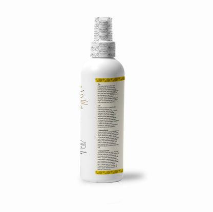 Spray Aclarante  Vegano para Cabello con Manzanilla, Limón, Argán, Q1O, Ceramida, Colágeno vegetal 240 Ml