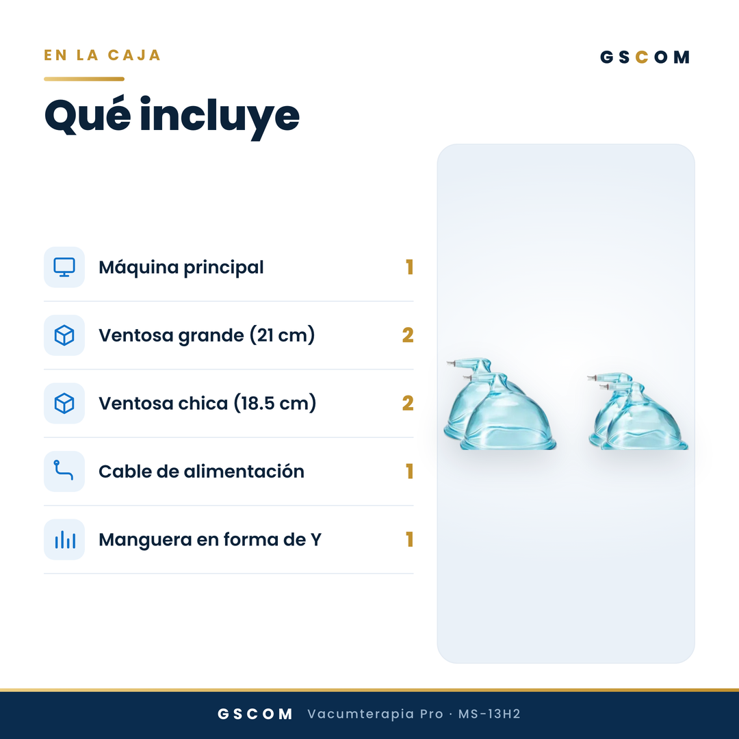 Vacumterapia Pro con 5 Modos y Pantalla Táctil - Realzador Profesional de Glúteos
