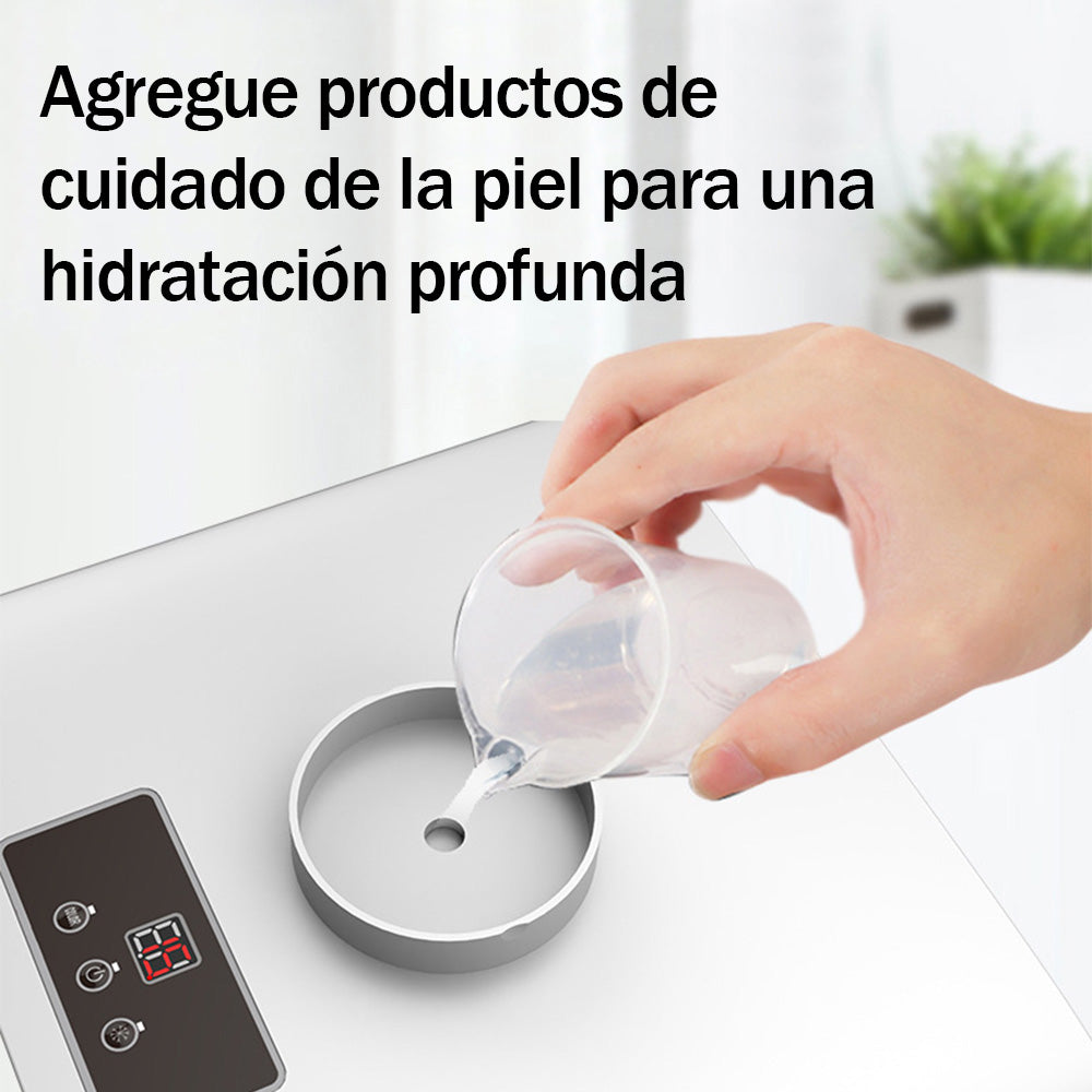 Máquina LED Fototerapia 7 Colores + Nano Spray  Rejuvenecimiento Facial, Antiarrugas, Hidratación Profesional SPA, Aparatología, Cosmetología