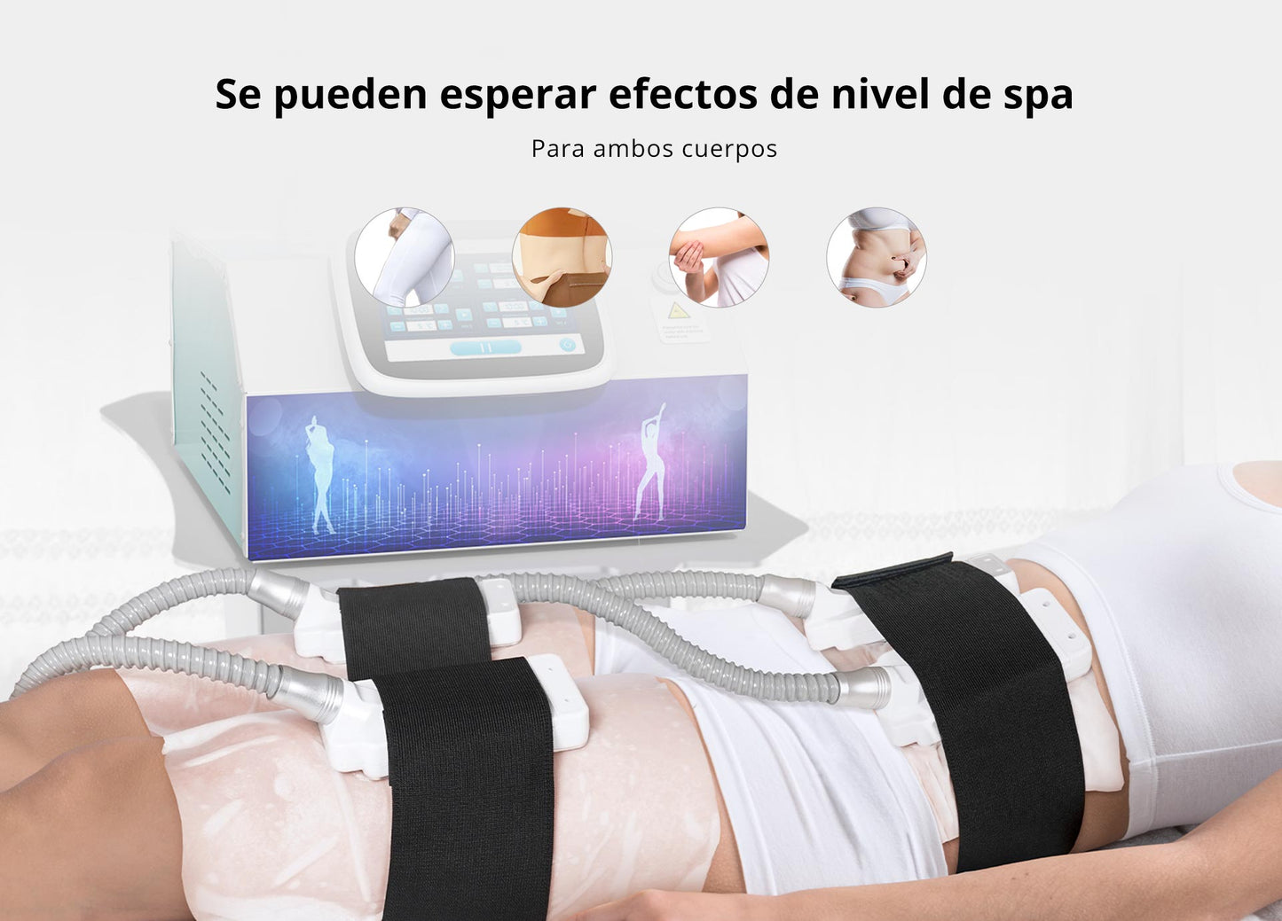 Criolipólisis Profesional 4 Cabezales – Reducción de Grasa, Modelado y Definición Corporal