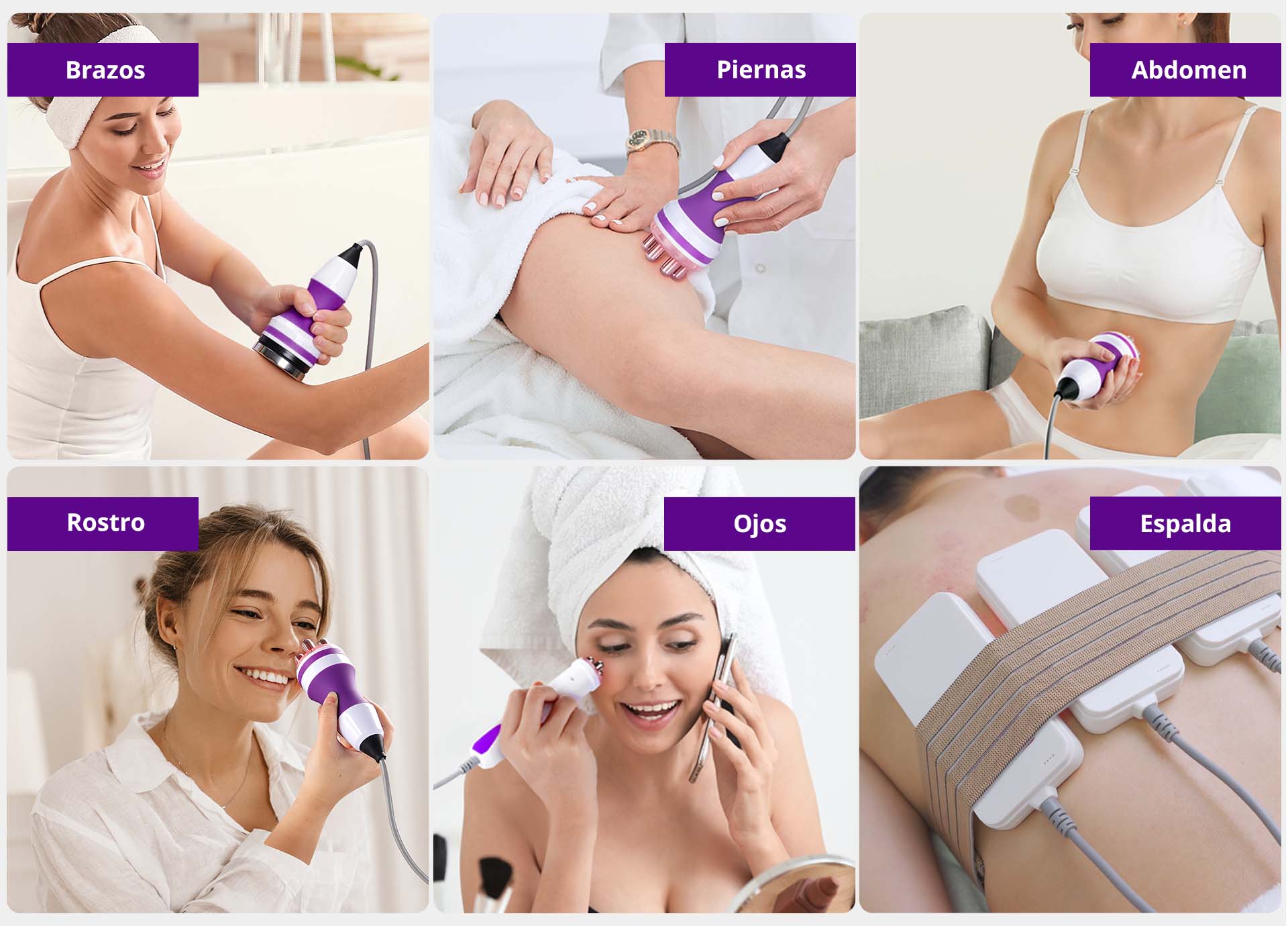 Multifuncional 6 en 1 de Cavitación Ultrasónica 40K, Radiofrecuencia, Vacum y Lipolaser de Alta Precisión