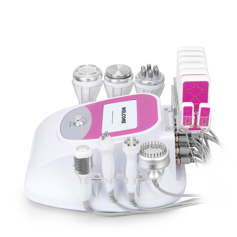 Multifunctional Radiofrequency Pro 9 in 1 Cavitation 40K, Cold/Hot RF, BIO+LED, Vacuum, Lipo Laser, Facial and Body Lifting
