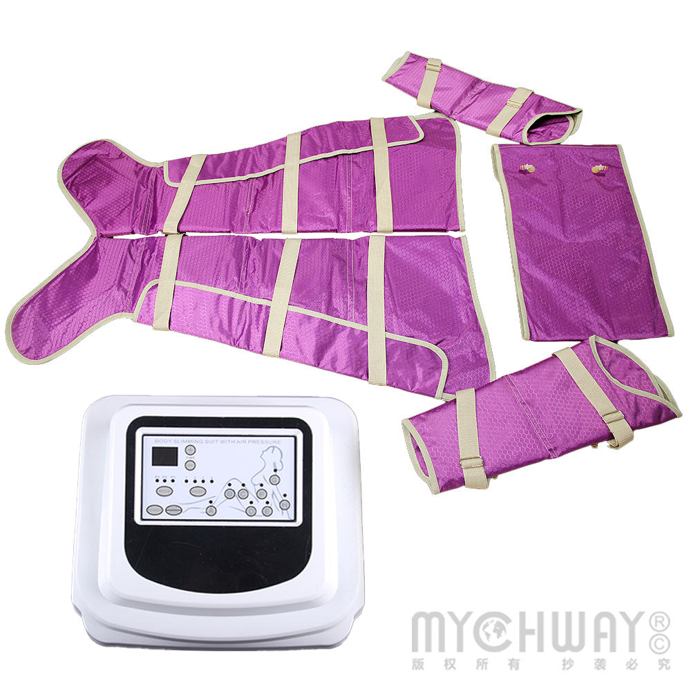 Presoterapia Traje Completo — Drenaje Linfático con Aire, 24 Cámaras